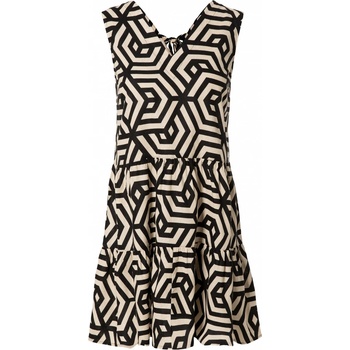 esmara Dámské lněné šaty vzorovaná