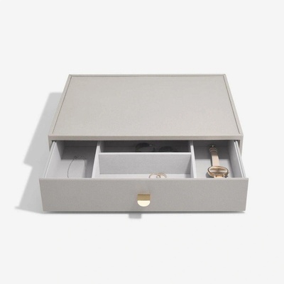 Stackers box se šuplíkem na šperky Taupe Supersize Accessory Drawer šedobéžová 75814