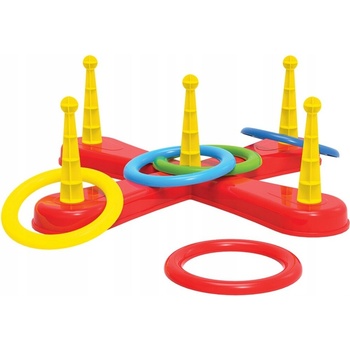 Teddies Házecí hra kříž s košíky