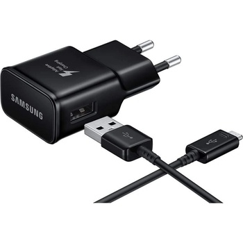 Samsung USB-C Fast Charger EP-TA20EBECGWW - захранване и USB-C кабел за устройства с USB-C стандарт (черен) (ритейл опаковка)