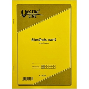 VECTRALINE Дневник за контрол на формулярите VECTRALINE A/4, стоящ 25x3 листа C18-72/V (C18-72/V)