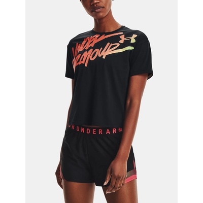Under Armour Дамска тениска Under Armour Live Chroma Graphic Tee Under Armour | Cheren | ЖЕНИ | S