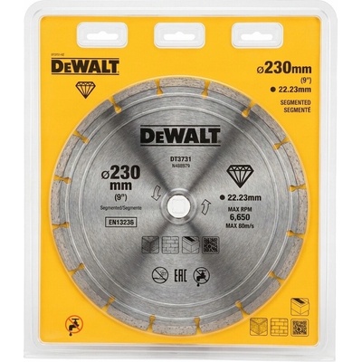 DeWalt DT3731 diamantový kotouč segmentový 230x22,2 mm