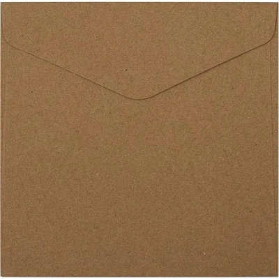 Galeria Papieru 16 × 16 cm obálky 10 ks (120 g/m2) tmavý kraft