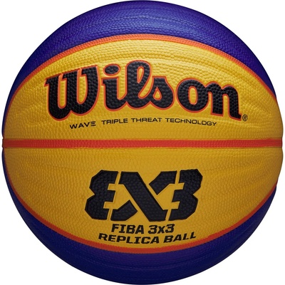 Wilson Fiba 3x3 Basketball Adults - Blue/Yellow