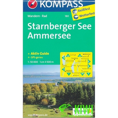 Starnberger See, Ammersee 1:50 t. laminovaná