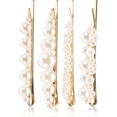 BrushArt Hair Pearl clips фиби за коса 4 бр