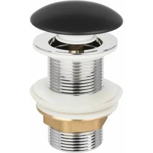 Invena Вентил за мивка Invena Click-Clack, матово черен (SC-B1-CBP-W)