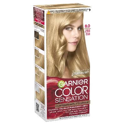 Permanent Dye Color Sensation Mkit 8.0 Light Blond 550 - Clear (Multicolor)