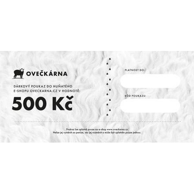 Vlnka Dárkový poukaz v hodnotě 500 Kč
