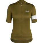 Rapha Фланелка с къс ръкав за колоездене Rapha Women's Core Jersey Cycling jersey - Fern / White II (156-2650-1513)