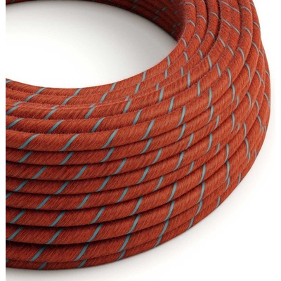 Creative Cables eRC36 2x0,75mm² cihlová a světle modrá 1 m