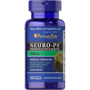 Puritan's Pride Neuro-PS Phosphatidylserine 100 mg [30 Гел капсули]