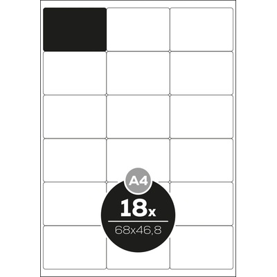 Emy 8588002038211 samolepící A4 68 x 46,8 mm 100 listů
