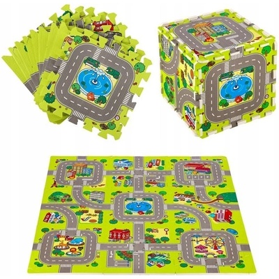 Nils Fun Dětská pěnová puzzle podložka MD02 9 dílů – Zboží Dáma