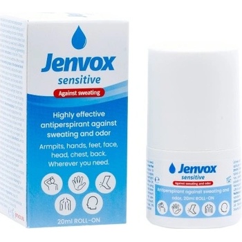 Jenvox Sensitive roll-on proti pocení a zápachu 20 ml
