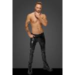Noir Handmade H067 Long Pants Made of Snake Wetlook with Back Pockets XL