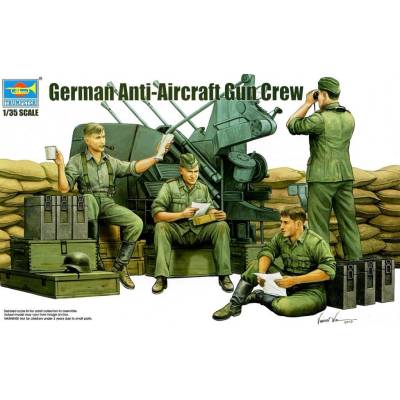 Trumpeter German Anti-Aircraft Gun Crew 1:35