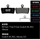 Platničky Galfer FD459 - Avid, Sram ZMES PLATNIČIEK: STANDARD (čierna)