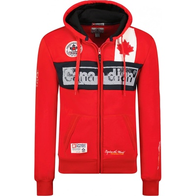 CANADIAN Peak mikina FLASHY MEN červená