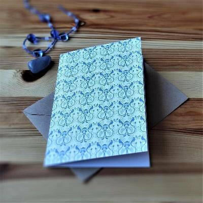 Přání s obálkou 120x170 mm - jako z porcelánu č.2