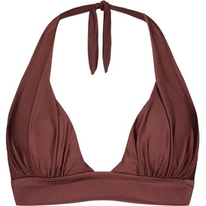 Barts Дамско бикини горнище Barts Women's Isla Triangle Halter Bikini top - Maroon - размер 40 (EU) (150-6454-0213)