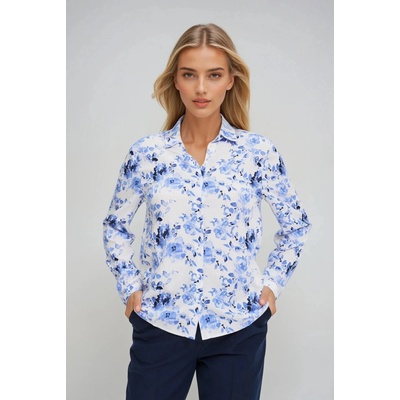 Moodo Светлосиня цветна риза Moodo Moodo | Sin | ЖЕНИ | XS