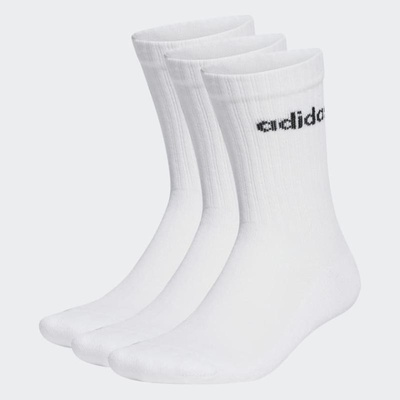 adidas ponožky Vysoké Linear Crew Cushioned Socks 3 Pairs HT3455 Biela