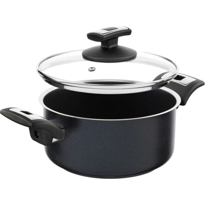 Kolimax KOLIMAX COMFORT BLACK Rajnica s pokrievkou 18 cm 2,0 l