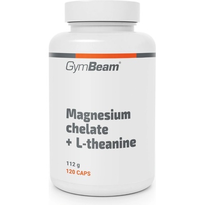 GymBeam Magnézium chelát + L-theanín 120 kapsúl