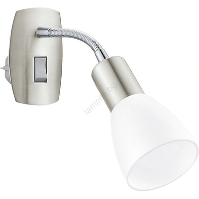 EGLO 902367 - Стенна лампа за включване в контакт DAKAR 3 1xE14/5W/230V матов хром (EG902367)