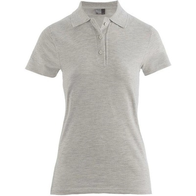 Promodoro 4005 Dámske piqué polo "Superior" sivá Šport