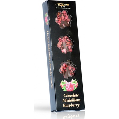 Trianon hořké čokoládové medailonky Malina 60 g