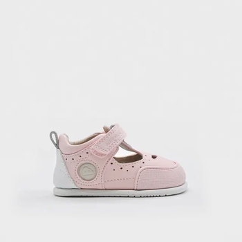 Mayoral Обувки с Т-образно закопчаване в розов цвят за бебе момиче Майорал