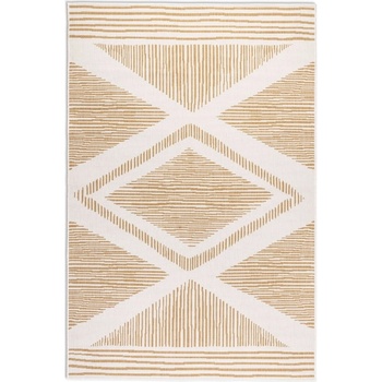 Elle Decoration Външен килим в цвят жълта охра и кремаво 80x150 cm Gemini - Elle Decoration (106017-80x150)