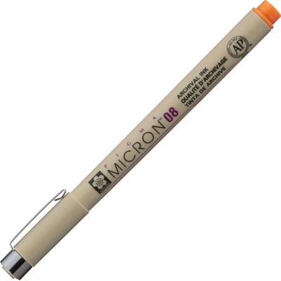 Sakura Pigma Micron Техническа химикалка Orange 0, 5 мм 1 бр (XSDK085)