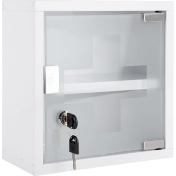 PT LIVING Бял метален висящ шкаф за лекарства 12x25 cm - PT LIVING (PT3973WH)