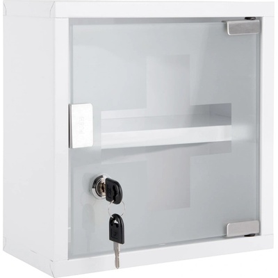 PT LIVING Бял метален висящ шкаф за лекарства 12x25 cm - PT LIVING (PT3973WH)