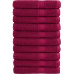vidaXL Премиум кърпи SOLUND 10 бр бордо 100x200 см 600 gsm (137223)