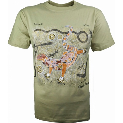 Tričko Gooses Goanna Hunt khaki