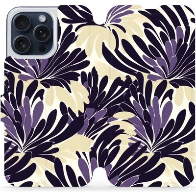 Mobiwear - Apple iPhone 15 Pro Max - VA47S Fialová flóra