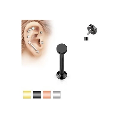 Piercingate činka do ucha PNC00082 stříbrná