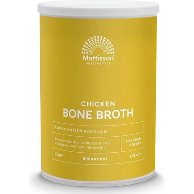 Mattisson Healthstyle Пилешки костен бульон 400 g прах | Mattisson Healthstyle (MT3013)