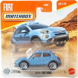 Mattel Matchbox: количка - 2016 Fiat 500X (JBR96)