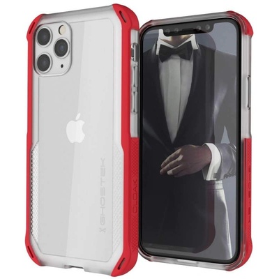 Ghostek Cloak 4 Case - хибриден удароустойчив кейс за iPhone 11 Pro (прозрачен-червен)