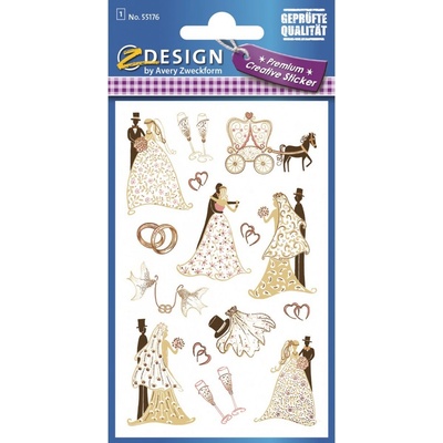 Avery Z-Design kreativní etikety svatba