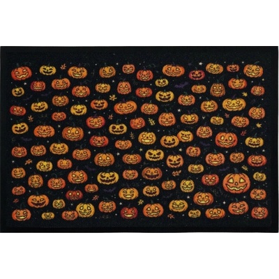 Mercury Flooring Halloweenský dýňobraní čierna 40x60 cm