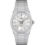Tissot Дамски часовник Tissot PRX 35mm T137.210. 11.111. 00, Сребрист / Бял (TIS137.210.11.111.00) Часовници