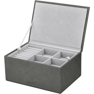 Blomus Кутия за бижута Blomus Sahla, размер L, сив цвят (68325)