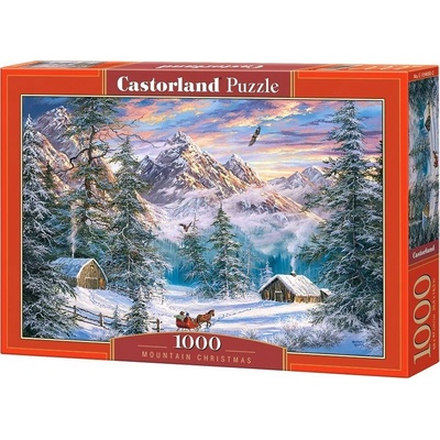 Castorland Mountain Christmas 1000 pcs Пъзел 1000 броя Пейзажни (372008) (372008)